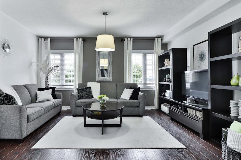 Living room cleaning